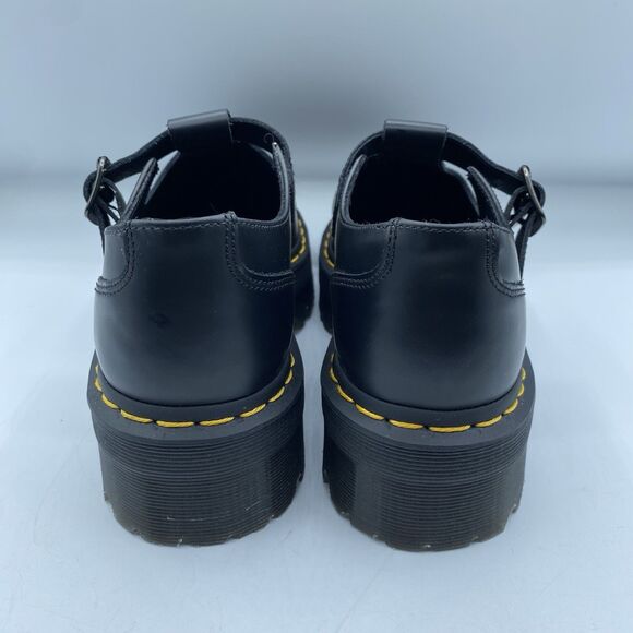 Dr Martens Bethan Platform Shoes Women 9 EU 41 Black Buckle Mary Jane Boho NWOB - Picture 4 of 12